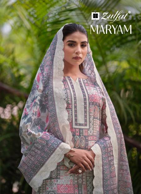 Maryam By Zulfat Printed Cotton Dress Material Wholesale Clothing Suppliers In India
