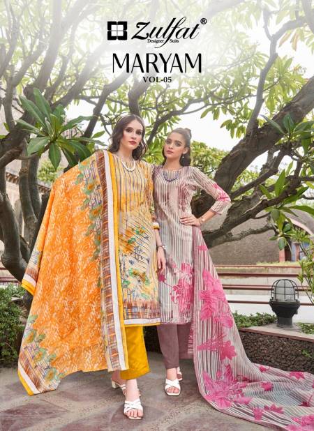 Maryam Vol 5 By Zulfat Printed Cotton Dress Material wholesale Price In Surat
