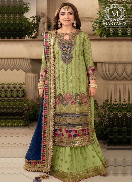 Maryams 175 Embroidery Georgette Pakistani Suits Wholesale Price In Surat
