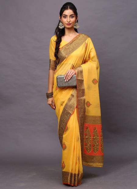 Meira 1 New Exclusive Wear Silk Designer Blend Saree Collection