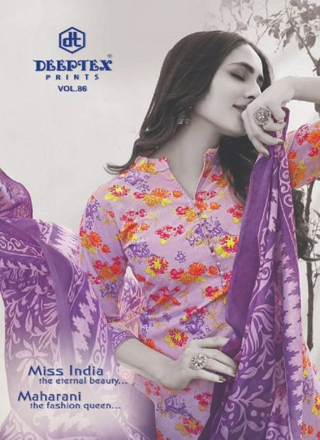 Miss India Vol 86 By Deeptex Printed Cotton Dress Material Wholesale Suppliers In Mumbai
