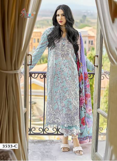 Mushq Color Collection 24 By Shree Cambric Cotton Pakistani Suits Wholesalers In Delhi

