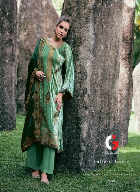 Nasreen By Gull Jee Winter Wear Velvet Salwar Kameez Wholesale Price In Surat
