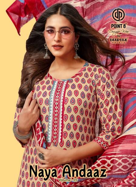 Naya Andaz Vol 5 By Deeptex Cotton Printed Dress Material Exporters in India
