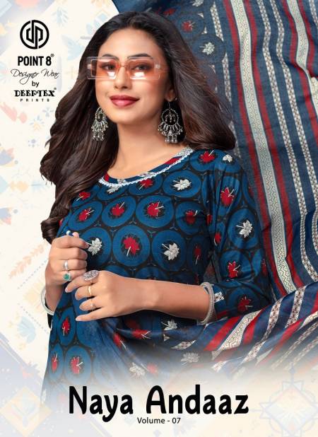 Naya Andaz Vol 7 By Deeptex Cotton Printed Kurti With Bottom Exporters in India
