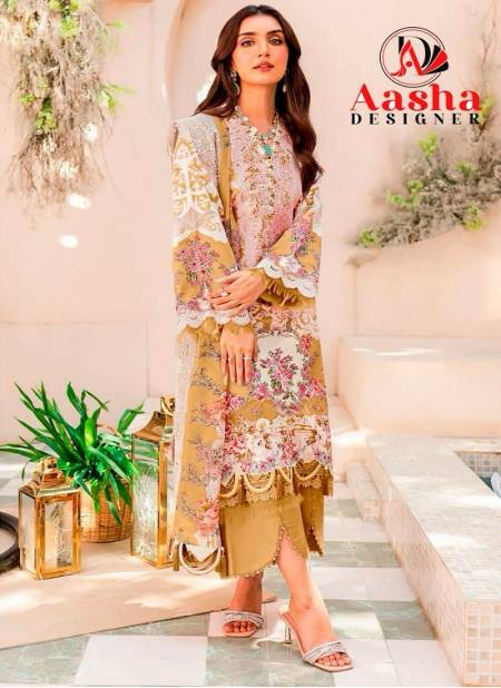 Needle Wonder Vol 3 By Aasha Cotton Pakistani Suits Wholesale Clothing Suppliers In India
