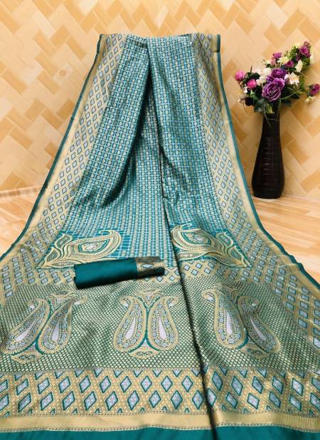 Niharika Silk 41 Latest Designer Wedding Wear Pure Banarasi jacquard Printed Saree Collection
