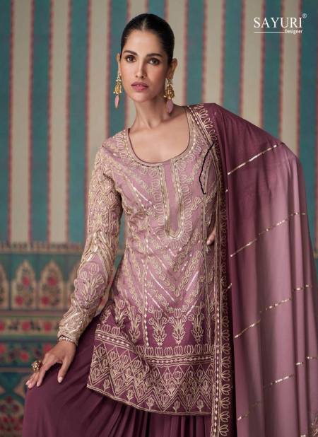 Nikhaar By Sayuri Designer Georgette Readymade Suits Exporters In India