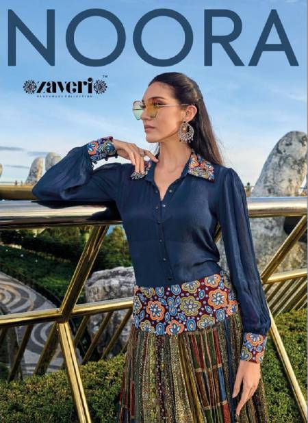 Noora By Zaveri Chinon Party Wear Indo Western Wholesale Shop In Surat
