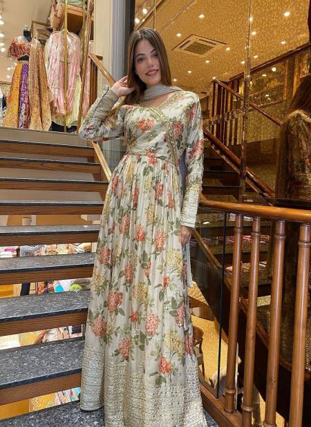 Nsr 751 Designer Party Wear Readymade Dress Gown Wholesale Shop In Surat