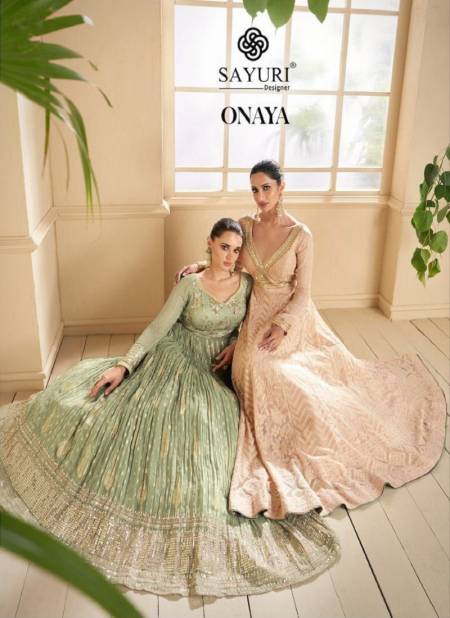 Onaya By Sayuri Wedding Wear Gown With Dupatta Wholesalers In Delhi