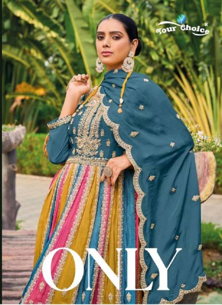 Only By Your Choice Chinon Wedding Wear Readymade Suits Wholesalers In Delhi
