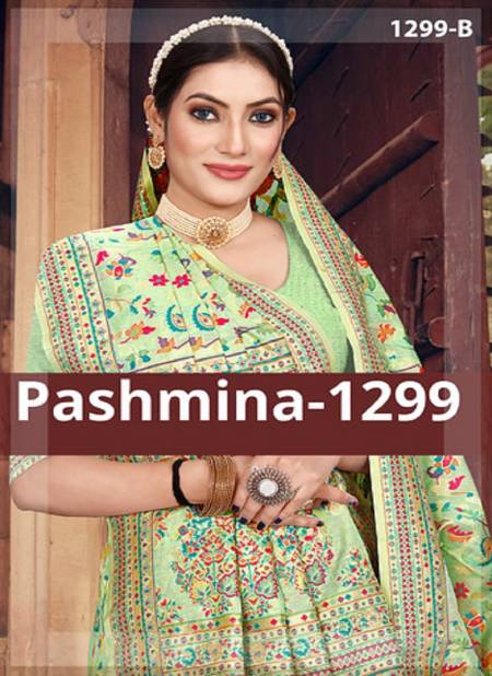 Pashmina 1299 By Sanjana Art Silk Saree Suppliers In India