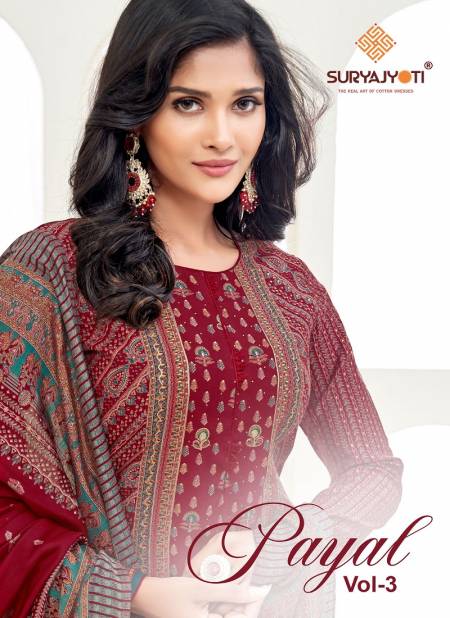 Payal Vol 3 By Suryajyoti Handwork Printed Modal Dress Material Exporters In India