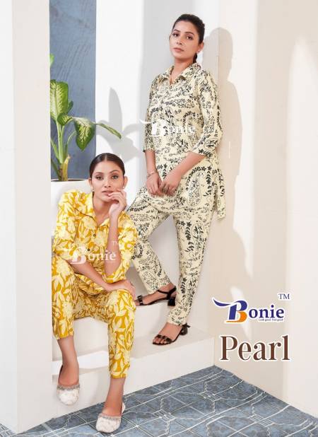 Pearl By Bonie Rayon Printed Cord Set Western Wear Wholesale Shop In Surat