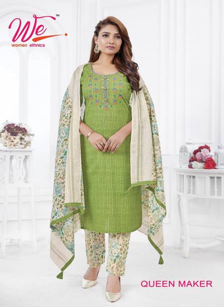 Queen Maker By We Printed Cotton Kurti With Bottom Dupatta Wholesale Shop In Surat