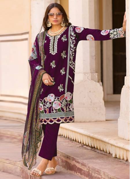 R 1154 By Ramsha Embroidery Georgette Pakistani Suits Wholesale Price In Surat