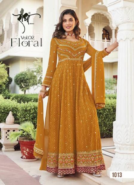 Radha Floral Vol 2 1011 TO 1014 Series Style Gown wholesale suppliers In India