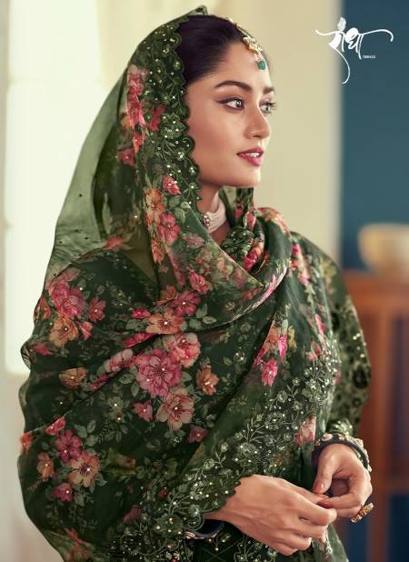 Radha Gulabo Georgette Embroidery Printed Salwar Suit Catalog
