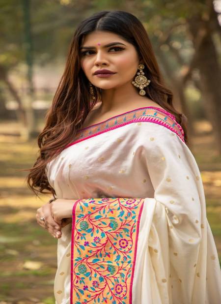 Rajyog Pathani Latest Collection fancy Festive Wear Heavy Soft Silk Saree 
