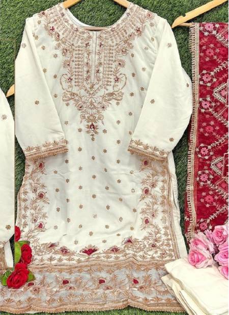 Ramsha R 1125 Georgette Embroidery Pakistani Suit Wholesale Price In Surat 