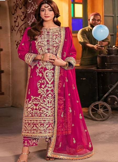 Ramsha R 1217 Nx Georgette Embroidery Readymade Pakistani Suit Wholesale Shop In Surat