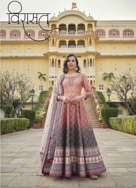 Ratrani By Virasat 5001 To 5004 Wedding Wear Ready Made Gown Wholesalers In Delhi
