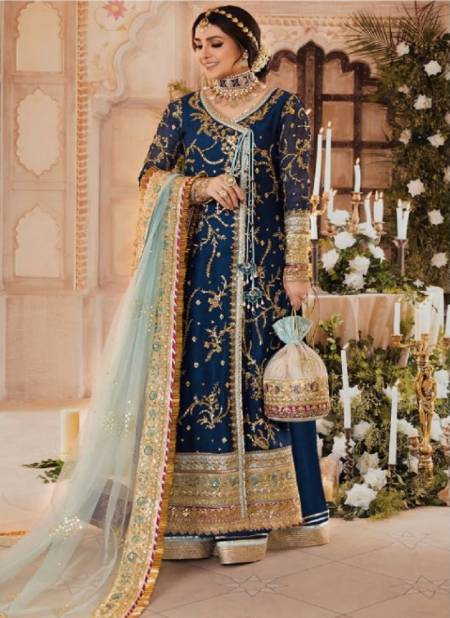 Rawayat Elan 5 Fancy Ethnic Wear Georgette Heavy Pakistani Salwar Kameez Collection