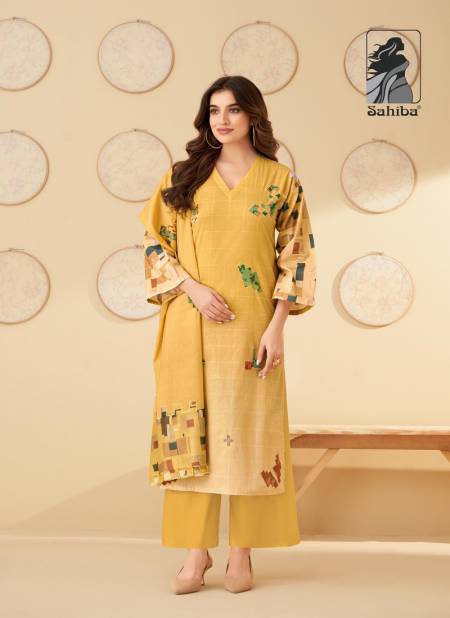 Raya By Sahiba Lawn Digital Printed Cotton Dress Material Wholesale Market in Surat
