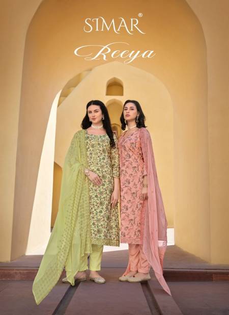 Reeya By Glossy Digital printed Linen Cotton Dress Material Wholesale Shop In Surat
