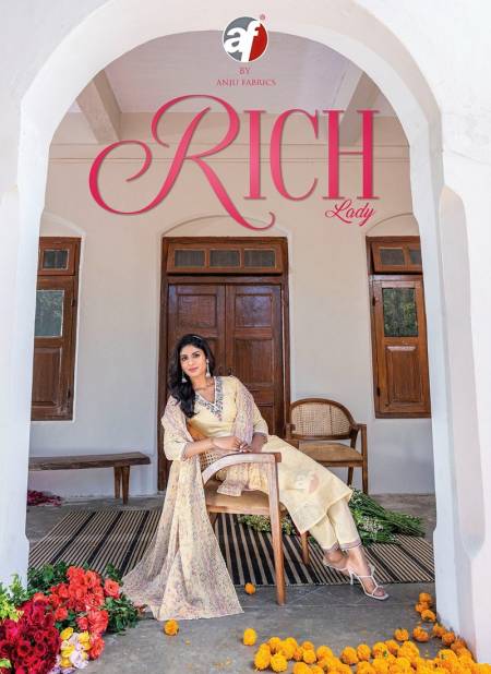 Rich Lady By Af Designer Plus Size Kurti With Bottom Dupatta Wholesale Clothing Suppliers In India
