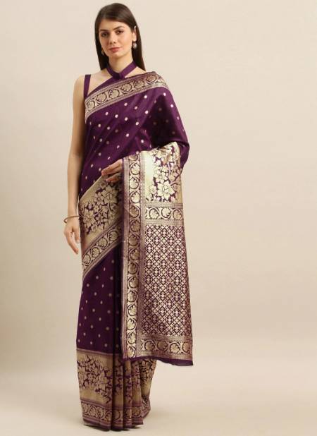 Rich Pallu 4 Fancy Casual Wear Designer Silk Blend Printed Sarees Collection
