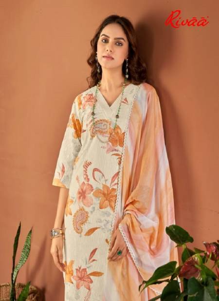 Rivaa By Jivana Italian Lawn Digital Embroidery Dress Material Wholesale Price In Surat
