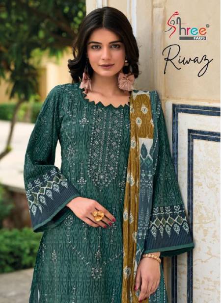 Riwaz By Shree Embroidery Pure Cotton Pakistani Suits Wholesale Shop IN Surat