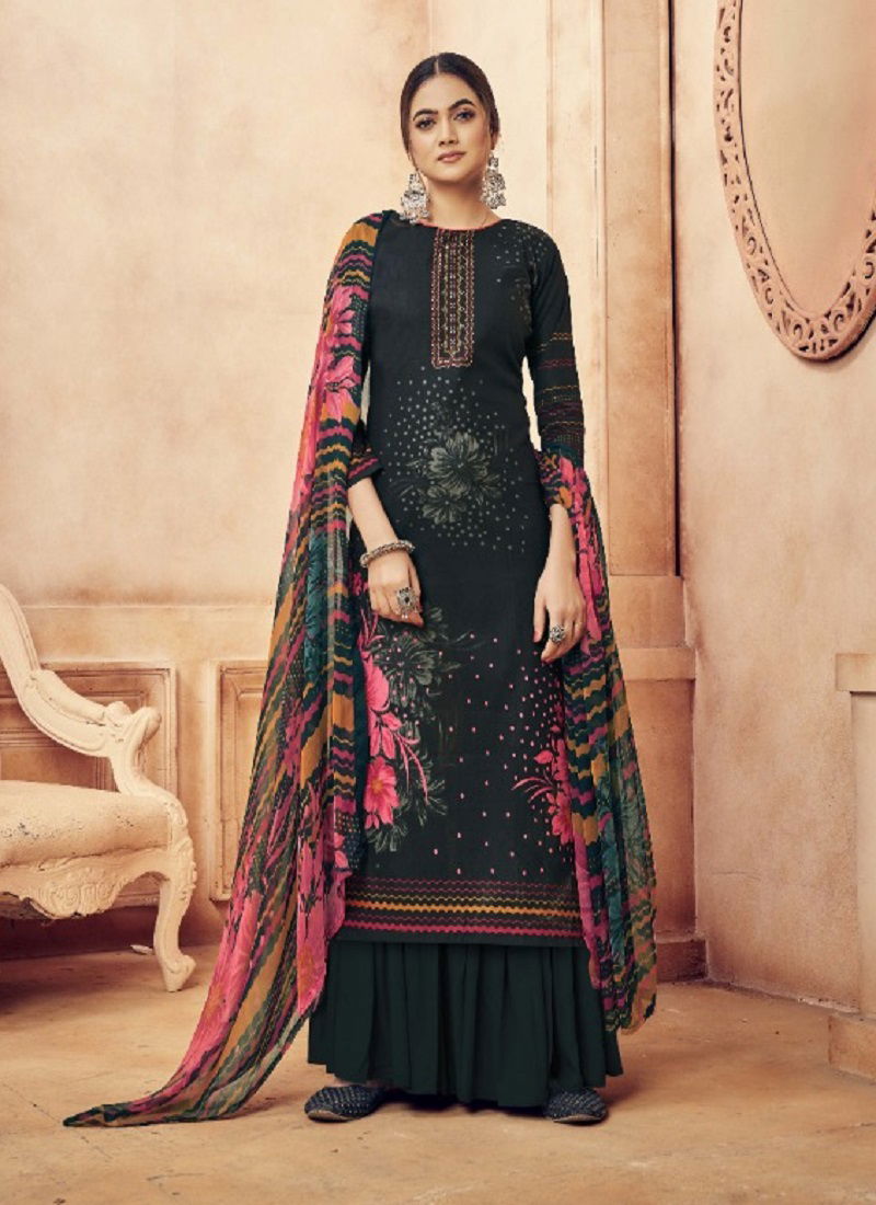 Romani Muskaan New Designer Ethnic Wear Cambric Cotton Dress Material
