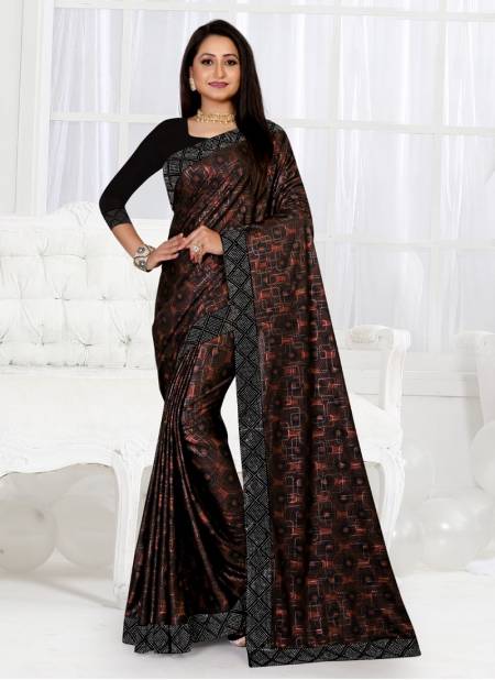 Ronisha Charita New Designer Party Wear Lycra Saree Collection