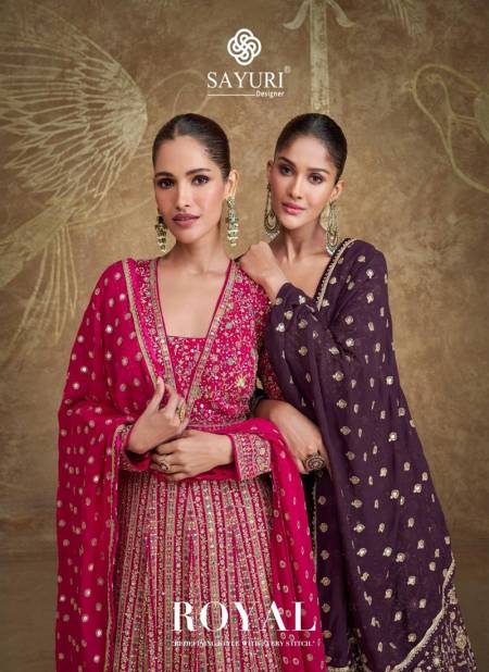 Royal By Sayuri Designer Georgette Readymade Suits Wholesale Online