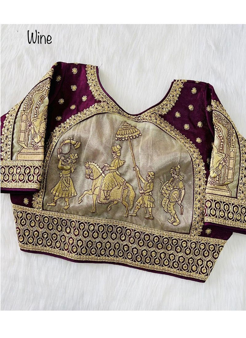 Ruhi Fashion Bridal Work Wedding Wear Blouse Catalog
