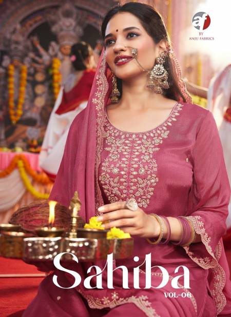 Sahiba Vol 6 By Af Chinon Kurti With Bottom Dupatta Wholesale Market In Surat
