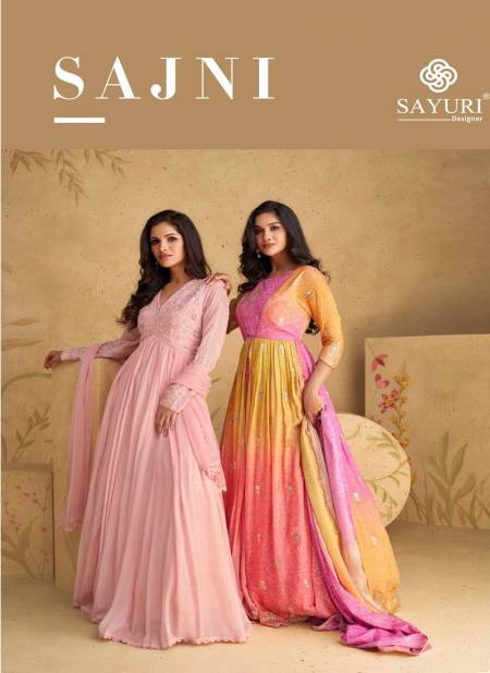 Sajni By Sayuri Designer Embroidery Readymade Suits Suppliers In India