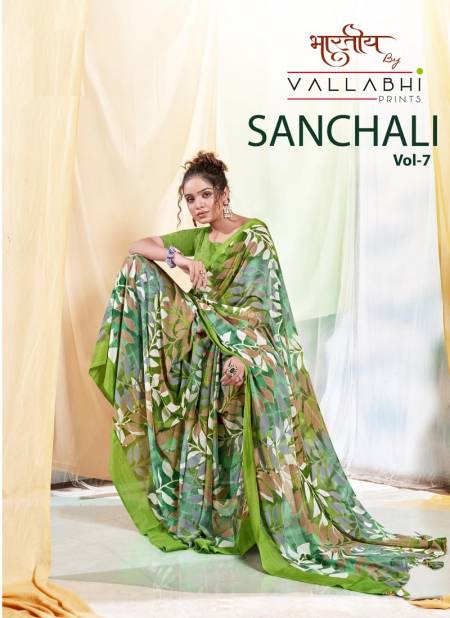 Sanchali Vol 7 By Vallabhi Georgette Daily Wear Sarees Wholesale Price In Surat