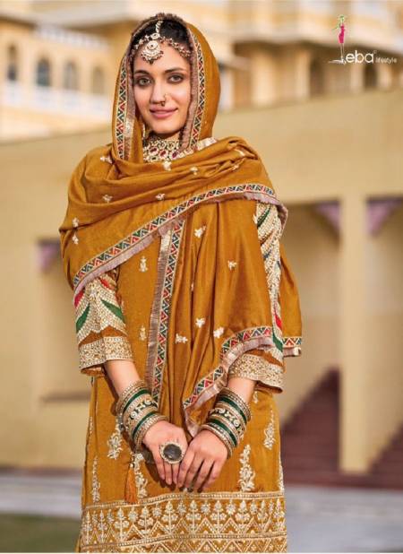 Sangini By Eba Colors Wedding Wear Premium Silk Readymade Suits Wholesale Market
