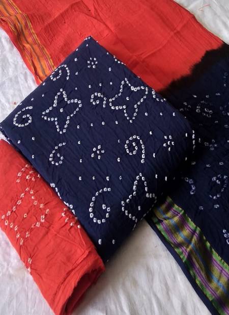 Satin Bandhej 2.0 Regular Wear Cotton Printed Designer Dress Material Collection