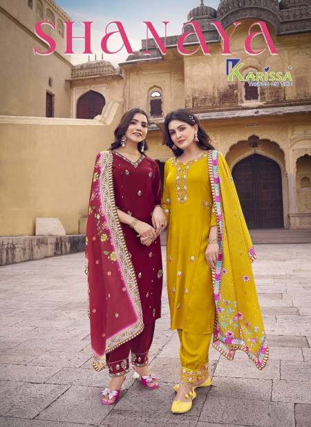 Shanaya By Karissa Afghani Style Designer Kurti With Bottom Dupatta Wholesale Shop In Surat