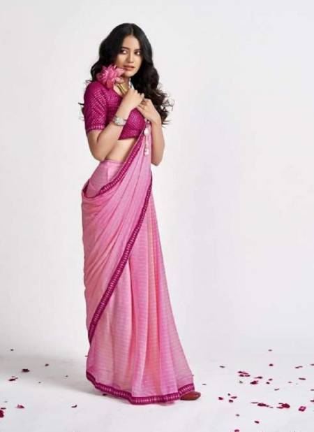 Shangrila Mitali Fancy Party Wear Georgette Printed Designer Saree Collection