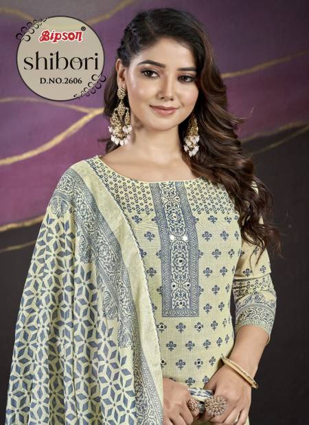 Shibori 2606 By Bipson Pure Cotton Printed Dress Material Wholesale Market In Surat