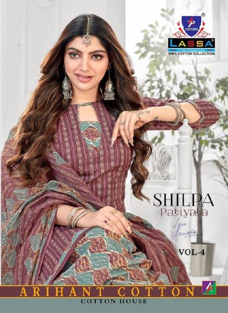 Shilpa Patiyala Vol 4 By Lassa Printed Cotton Dress Material Wholesale Price In Surat