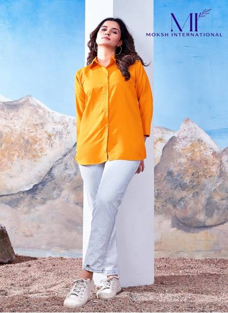 Shirt Vol 1 By Moksh Office Wear Ladies Shirt Wholesale Price In Surat