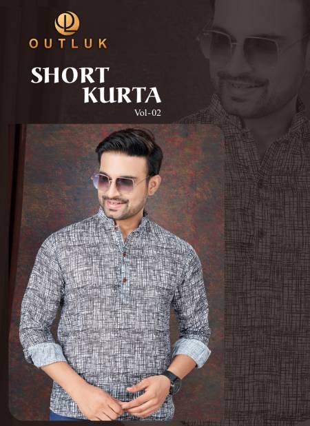 Short Kurta Vol 2 By Outluk Pure Linen Mens Wear Wholesale Manufacturers