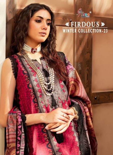Shree Firdous Winter Collection 23 Embroidered Pashmina Pakistani Suits